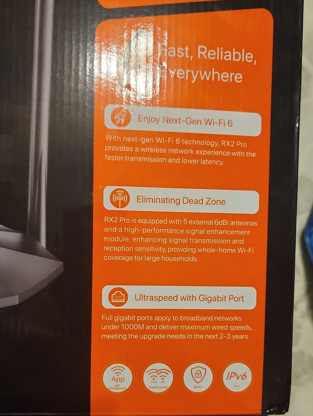Tenda RX2 Pro Wi-Fi 6 Dual-Band Gigabit Router - Picture 3 of 6